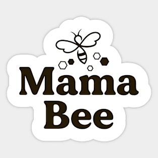 Mom Mama Bee Matching Family Bumblebee Shirts Birthday Sticker